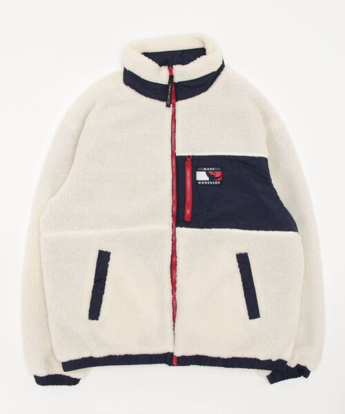 （What it isNt）ART BY MARKGONZALES（ワットイットイズント）の「【 （What it isNt）ART BY MARKGONZALES / (ワットイットイズント) アートバイ マークゴンザレス 】 リバーシブル スタンドカラー ジャケット（その他アウター・メンズ・ベージュ/ネイビー/ブラック・XL/M/L）」の5枚目の写真