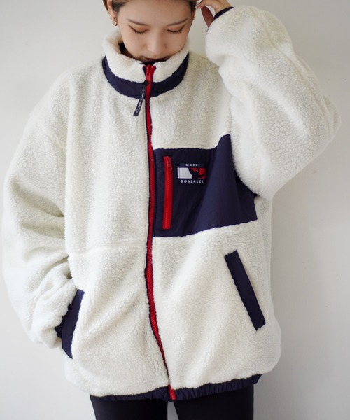 （What it isNt）ART BY MARKGONZALES（ワットイットイズント）の「【 （What it isNt）ART BY MARKGONZALES / (ワットイットイズント) アートバイ マークゴンザレス 】 リバーシブル スタンドカラー ジャケット（その他アウター・メンズ・ベージュ/ネイビー/ブラック・XL/M/L）」の14枚目の写真