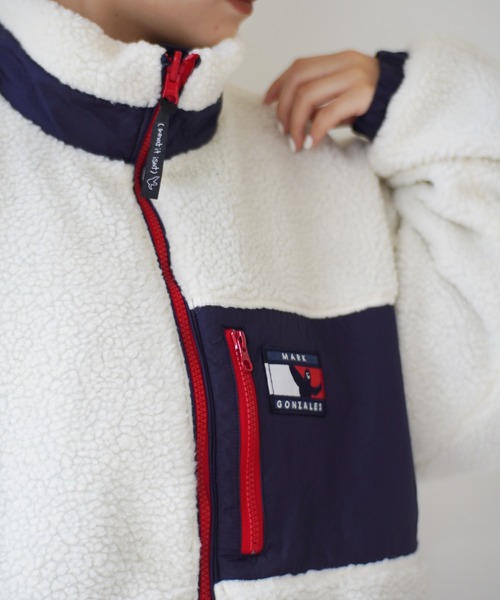 （What it isNt）ART BY MARKGONZALES（ワットイットイズント）の「【 （What it isNt）ART BY MARKGONZALES / (ワットイットイズント) アートバイ マークゴンザレス 】 リバーシブル スタンドカラー ジャケット（その他アウター・メンズ・ベージュ/ネイビー/ブラック・XL/M/L）」の18枚目の写真