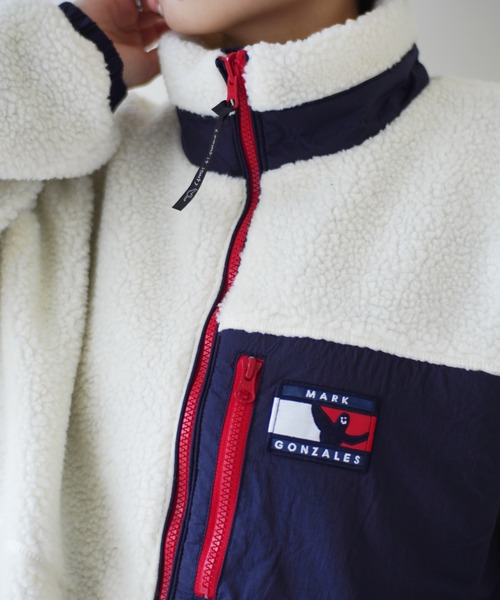 （What it isNt）ART BY MARKGONZALES（ワットイットイズント）の「【 （What it isNt）ART BY MARKGONZALES / (ワットイットイズント) アートバイ マークゴンザレス 】 リバーシブル スタンドカラー ジャケット（その他アウター・メンズ・ベージュ/ネイビー/ブラック・XL/M/L）」の19枚目の写真