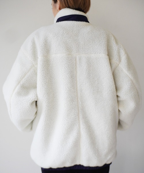 （What it isNt）ART BY MARKGONZALES（ワットイットイズント）の「【 （What it isNt）ART BY MARKGONZALES / (ワットイットイズント) アートバイ マークゴンザレス 】 リバーシブル スタンドカラー ジャケット（その他アウター・メンズ・ベージュ/ネイビー/ブラック・XL/M/L）」の20枚目の写真