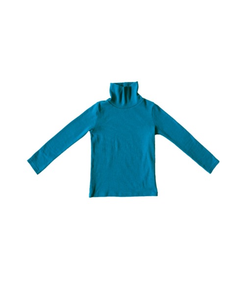 antiqua(アンティカ)の「綿混生地タートルリブトップス(Tシャツ/カットソー・キッズ・マスタード/オレンジ/グリーン/オフホワイト/ブラック/ブルー系その他・110/120/130/140/150/160)」の8枚目の写真