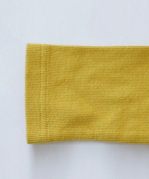 antiqua(アンティカ)の「綿混生地タートルリブトップス(Tシャツ/カットソー・キッズ・マスタード/オレンジ/グリーン/オフホワイト/ブラック/ブルー系その他・110/120/130/140/150/160)」の12枚目の写真