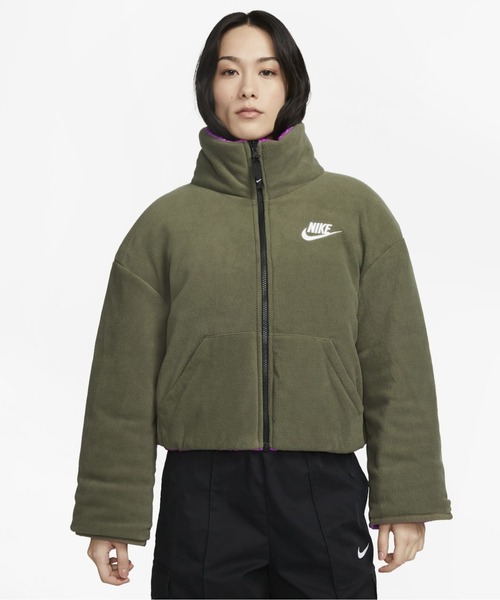 NIKE(ナイキ)の「ナイキ スポーツウェア Therma-FIT レペル ウィメンズ リバーシブル ジャケット / Nike Sportswear Therma-FIT Repel Women's Reversible Jacket<XS-2XL 展開>(ダウンジャケット/コート・レディース・ブラック/パープル・L/2XL/M/XL/S/XS)」の8枚目の写真
