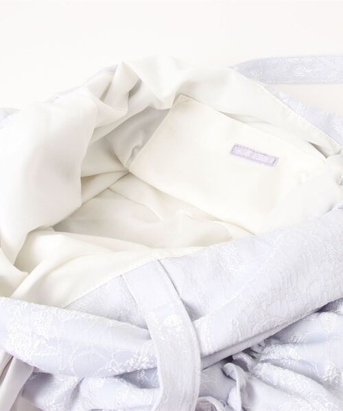 axes femme POETIQUE（アクシーズファムポエティック）の「フリルトートバッグ（トートバッグ・レディース・ブラック/サックスブルー・FREE）」の3枚目の写真