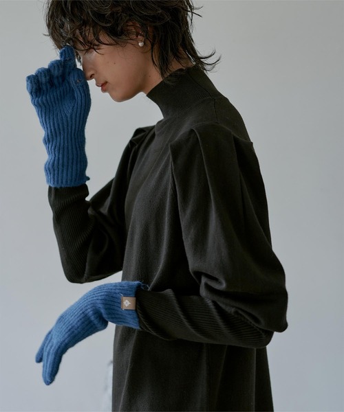 miette（ミエット）の「パフスリーブニットワンピース（ワンピース・レディース・グリーン/レッド/ブラック・FREE）」の8枚目の写真