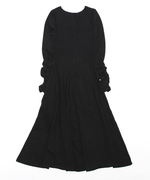 ANDGEEBEE（アンジービー）の「フィットアンドフレアリブワンピ（ワンピース・レディース・ベージュ/ブラック・MEDIUM）」の13枚目の写真