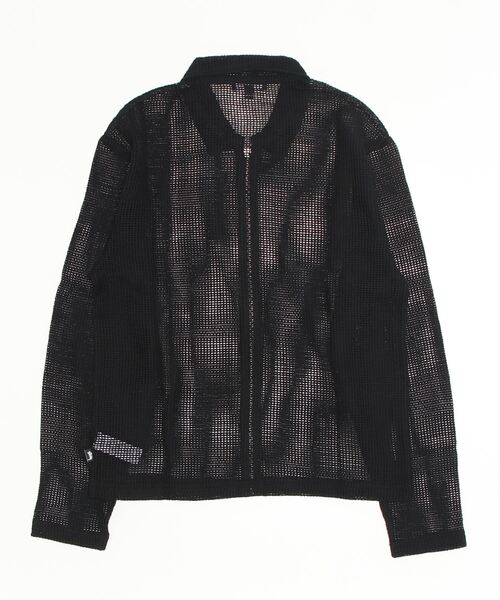 STUSSY(ステューシー)の「STUSSY/ステューシー COTTON MESH ZIP LS SHIRT ジップシャツ(シャツ/ブラウス・メンズ・ブラック・S/L)」の10枚目の写真
