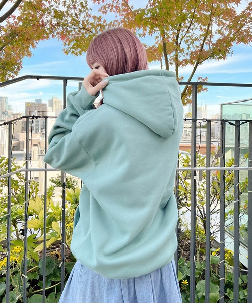 Figments（フィグメンツ）の「【裏起毛】FLORIDAパーカー（パーカー・レディース・杢グレー/カーキ/ブラック・FREE）」の13枚目の写真