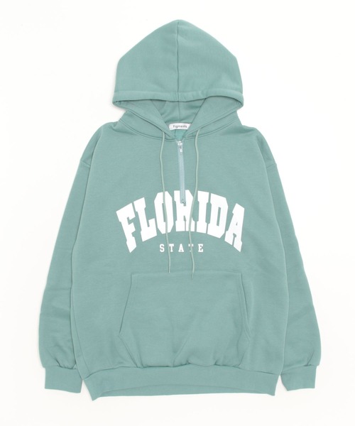 Figments（フィグメンツ）の「【裏起毛】FLORIDAパーカー（パーカー・レディース・杢グレー/カーキ/ブラック・FREE）」の21枚目の写真