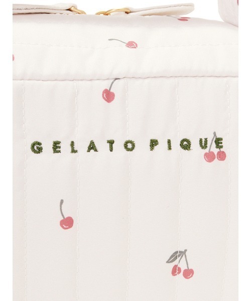 gelato pique（ジェラートピケ）の「チェリー柄おむつポーチ（おむつ用品/おむつポーチ・レディース・オフホワイト・FREE）」の6枚目の写真