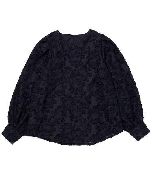 GeeRA(ジーラ)の「シャギージャカードブラウス(シャツ/ブラウス・レディース・ラベンダー/アイボリー/ブラック・SMALL/MEDIUM/LARGE/X-LARGE)」の9枚目の写真