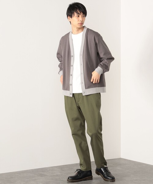 BEAMS HEART(ビームスハート)の「BEAMS HEART / ダンボール カーディガン(Tシャツセット)(カーディガン/ボレロ・メンズ・チャコールグレー/ベージュ・SMALL/MEDIUM/LARGE)」の11枚目の写真