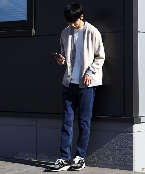 BEAMS HEART(ビームスハート)の「BEAMS HEART / ダンボール カーディガン(Tシャツセット)(カーディガン/ボレロ・メンズ・チャコールグレー/ベージュ・SMALL/MEDIUM/LARGE)」の12枚目の写真