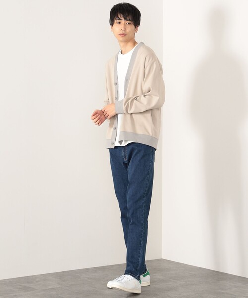 BEAMS HEART(ビームスハート)の「BEAMS HEART / ダンボール カーディガン(Tシャツセット)(カーディガン/ボレロ・メンズ・チャコールグレー/ベージュ・SMALL/MEDIUM/LARGE)」の15枚目の写真