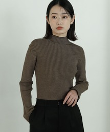 12Gフレアスリーブモックネックニット2nd / 185834