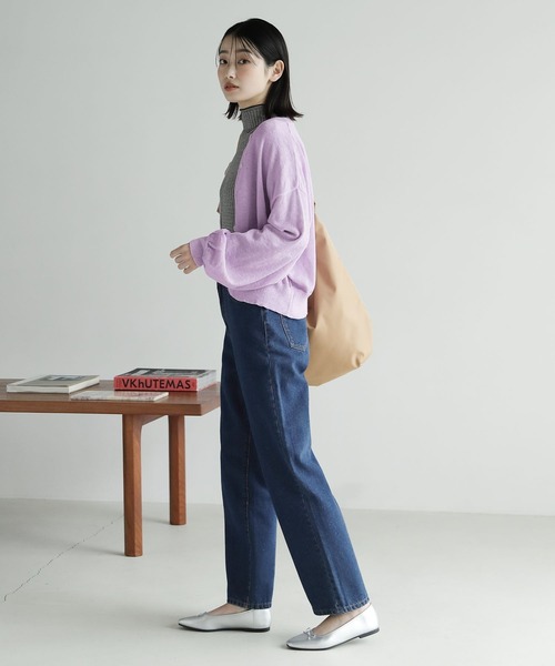 LAKOLE（ラコレ）の「12Gフレアスリーブモックネックニット2nd / 185834（ニット/セーター・レディース・ベージュ/パープル/オレンジ/ブラック/オフホワイト/アイボリー/その他6/その他9・SMALL/MEDIUM）」の16枚目の写真