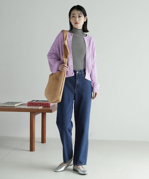 LAKOLE（ラコレ）の「12Gフレアスリーブモックネックニット2nd / 185834（ニット/セーター・レディース・ベージュ/パープル/オレンジ/ブラック/オフホワイト/アイボリー/その他6/その他9・SMALL/MEDIUM）」の17枚目の写真