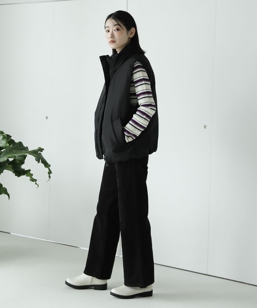 LAKOLE（ラコレ）の「12Gフレアスリーブモックネックニット2nd / 185834（ニット/セーター・レディース・ベージュ/パープル/オレンジ/ブラック/オフホワイト/アイボリー/その他6/その他9・SMALL/MEDIUM）」の19枚目の写真