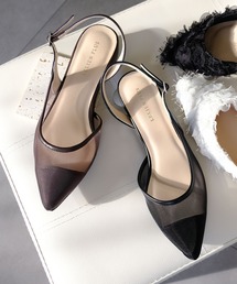 AmiAmi（アミアミ）の「ポインテッドトゥパンプス/バックストラップミュール（サンダル）」