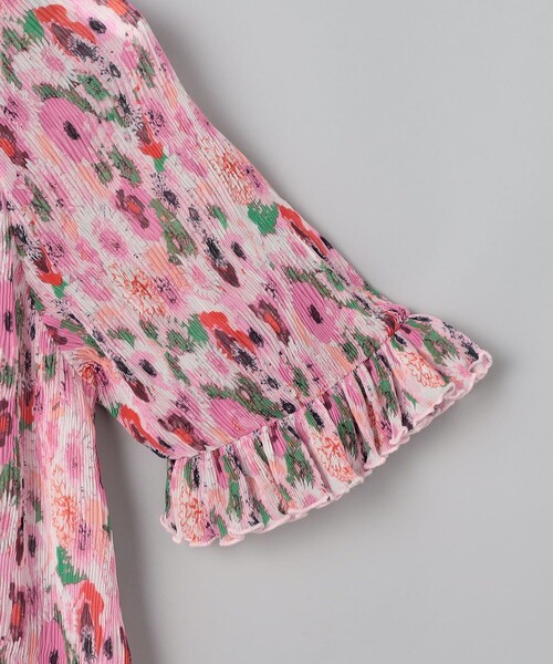 GANNI プリーツジョーゼットVネックフリルミニドレス Firsthand（ファーストハンド）の「GANNI/ガニー Pleated Georgette
