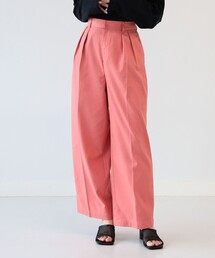 Ray BEAMS | Ray BEAMS / 2タック ストレート カラー パンツ(その他パンツ)