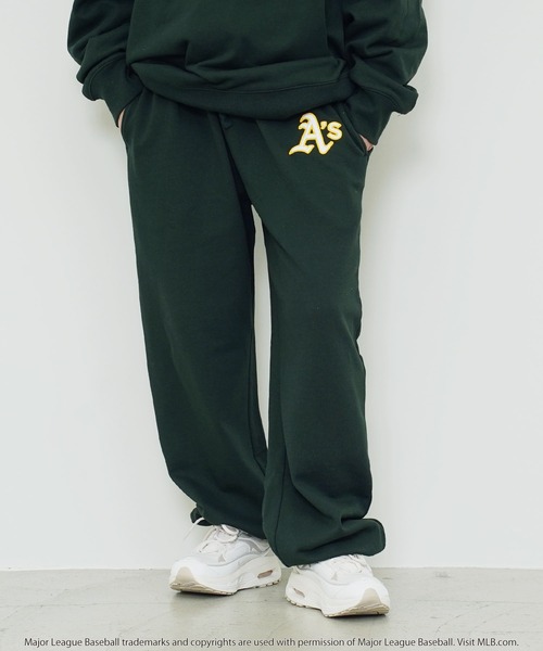 MLB(メジャーリーグベースボール)の「MLB / メジャーリーグベースボール Lulu & Arnie 別注 裏毛 スウェットパンツ(スウェットパンツ・メンズ・グレー系その他4/ブラック系その他3/グレー系その他2/グリーン系その他/ブラック系その他/グレー系その他/グレー系その他3/ブラック系その他2・FREE)」の8枚目の写真