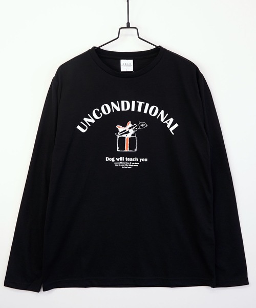Burner(バーナー)の「【GROOVY STORE】アニマルプリント ロングスリーブTシャツ(Tシャツ/カットソー・メンズ・ミント/ライトブラック/ホワイト/グリーン/グレー/インディゴブルー/ブラック系その他2/ブラック/ベージュ/イエロー/ピンク/ブルー・M/LL/L)」の6枚目の写真