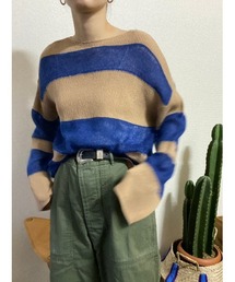 BLACK BY MOUSSY | random color knit tops(ランダムカラーニットトップス）(ニット/セーター)