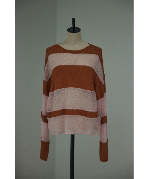 BLACK BY MOUSSY（ブラックバイマウジー）の「random color knit tops(ランダムカラーニットトップス）（ニット/セーター・レディース・ブルー系その他/グリーン系その他/ピンク系その他・FREE）」の3枚目の写真