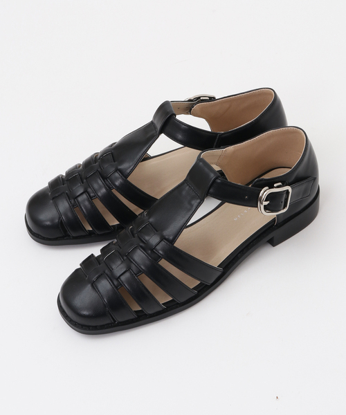 MELROSE claire（メルローズ クレール）の「【“きちんと感”もある大人のグルカサンダル】（サンダル・レディース・アイボリー/ブラック/キャメル・3/2/4）」の8枚目の写真