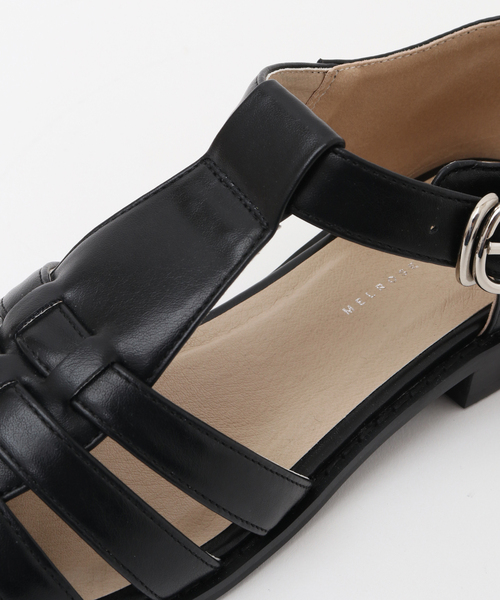 MELROSE claire（メルローズ クレール）の「【“きちんと感”もある大人のグルカサンダル】（サンダル・レディース・アイボリー/ブラック/キャメル・3/2/4）」の19枚目の写真