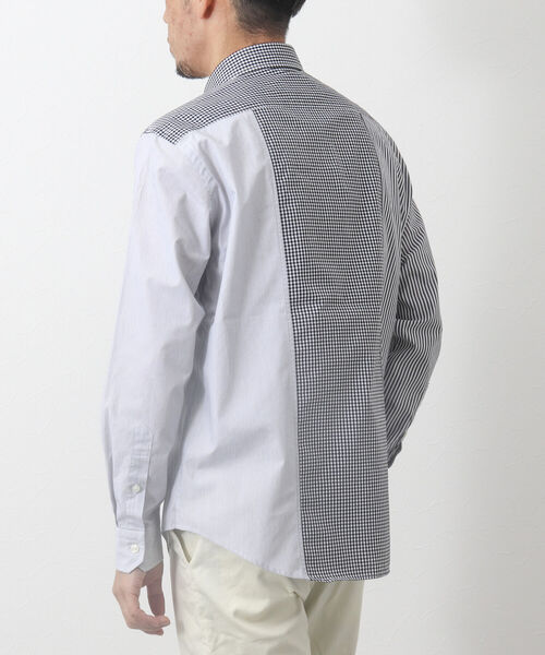 NOLLEY'S goodman（ノーリーズグッドマン）の「切り替えブロードシャツ（シャツ/ブラウス・メンズ・ブラック系その他/ブルー系その他・XL/L/S/M）」の14枚目の写真