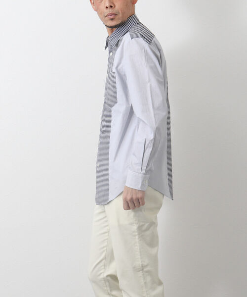 NOLLEY'S goodman（ノーリーズグッドマン）の「切り替えブロードシャツ（シャツ/ブラウス・メンズ・ブラック系その他/ブルー系その他・XL/L/S/M）」の15枚目の写真