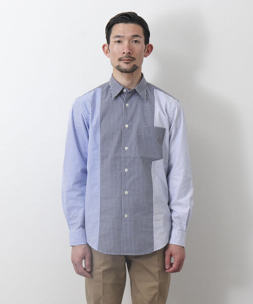 NOLLEY'S goodman（ノーリーズグッドマン）の「切り替えブロードシャツ（シャツ/ブラウス・メンズ・ブラック系その他/ブルー系その他・XL/L/S/M）」の21枚目の写真
