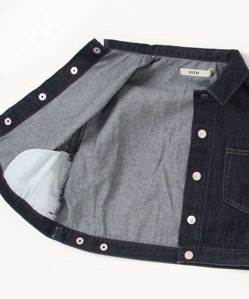 FITH(フィス)の「デニム ワイド ジャケット(その他アウター・キッズ・ネイビー・90/100/110/120)」の3枚目の写真