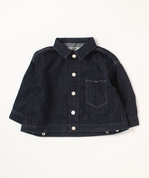 FITH(フィス)の「デニム ワイド ジャケット(その他アウター・キッズ・ネイビー・90/100/110/120)」の4枚目の写真
