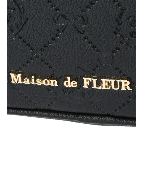 Maison de FLEUR(メゾンドフルール)の「モノグラムレトロラウンドショルダーバッグ(ショルダーバッグ・レディース・ブラック・FREE)」の11枚目の写真