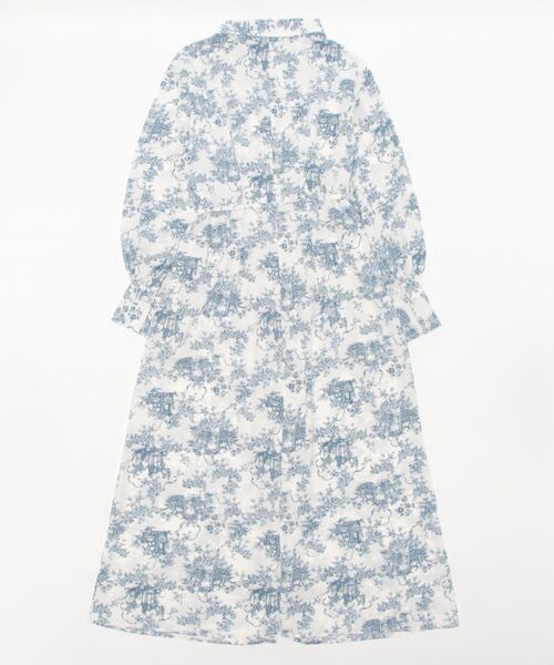 KOBE LETTUCE（コウベレタス）の「[ トールレタス ] 2wayベルトタックマキシシャツワンピース（シャツワンピース・レディース・ブルー系その他/ベージュ/ブラック系その他/ネイビー・TLL/TL）」の5枚目の写真