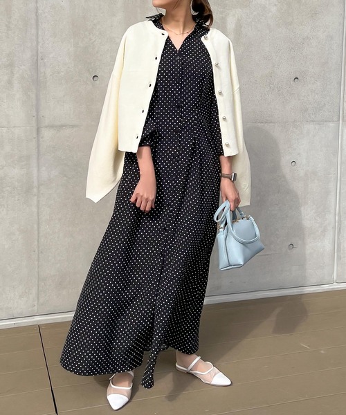 KOBE LETTUCE（コウベレタス）の「[ トールレタス ] 2wayベルトタックマキシシャツワンピース（シャツワンピース・レディース・ブルー系その他/ベージュ/ブラック系その他/ネイビー・TLL/TL）」の2枚目の写真