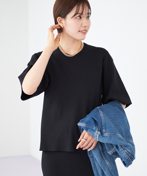 Plage - Plage⭐︎美品⭐︎Knit Tシャツ plage（プラージュ）の「《追加》Knit Tシャツ（ニット/セーター
