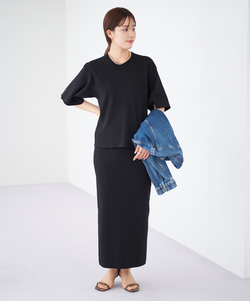 新品タグ付き plage プラージュ Knit Tシャツ plage（プラージュ）の「Plain Knit T（ニット/セーター）」 - WEAR