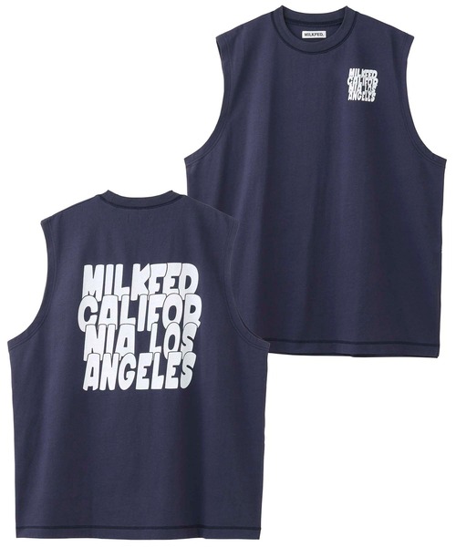 MILKFED.（ミルクフェド）の「BIG TANK TOP（Tシャツ/カットソー・レディース・ホワイト/ネイビー/ライトグリーン・ONE SIZE）」の3枚目の写真