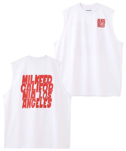 MILKFED.（ミルクフェド）の「BIG TANK TOP（Tシャツ/カットソー・レディース・ホワイト/ネイビー/ライトグリーン・ONE SIZE）」の2枚目の写真