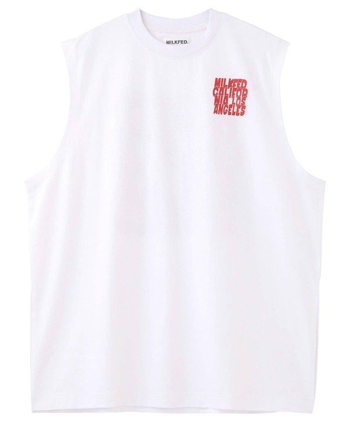 MILKFED.（ミルクフェド）の「BIG TANK TOP（Tシャツ/カットソー・レディース・ホワイト/ネイビー/ライトグリーン・ONE SIZE）」の14枚目の写真