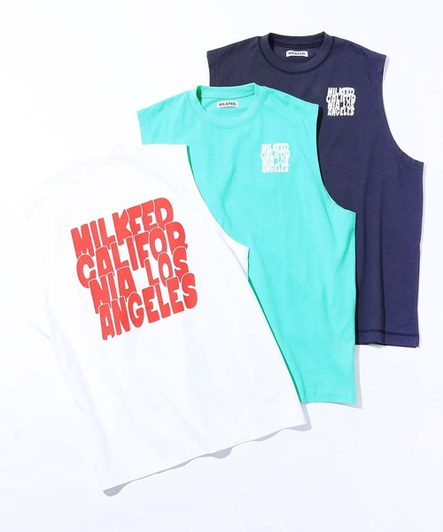 MILKFED.（ミルクフェド）の「BIG TANK TOP（Tシャツ/カットソー・レディース・ホワイト/ネイビー/ライトグリーン・ONE SIZE）」の13枚目の写真