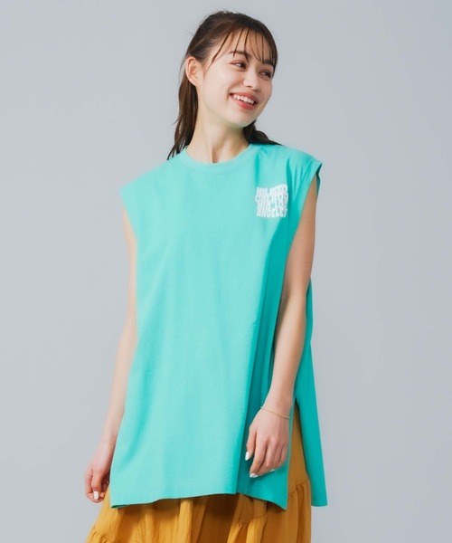 MILKFED.（ミルクフェド）の「BIG TANK TOP（Tシャツ/カットソー・レディース・ホワイト/ネイビー/ライトグリーン・ONE SIZE）」の19枚目の写真