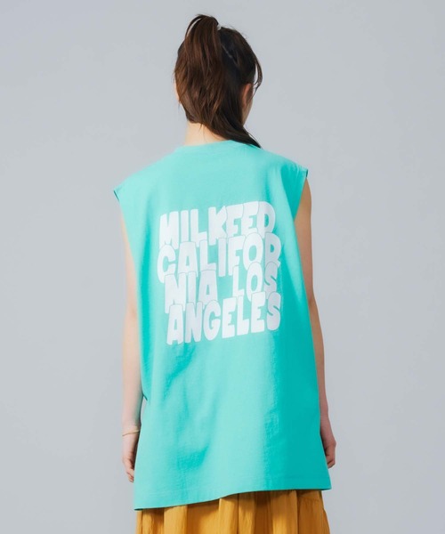 MILKFED.（ミルクフェド）の「BIG TANK TOP（Tシャツ/カットソー・レディース・ホワイト/ネイビー/ライトグリーン・ONE SIZE）」の18枚目の写真