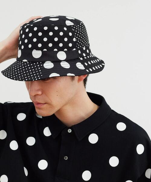 FRAPBOIS（フラボア）の「ドットバケット（ハット・レディース・ブラック/ネイビー・FREE）」の6枚目の写真