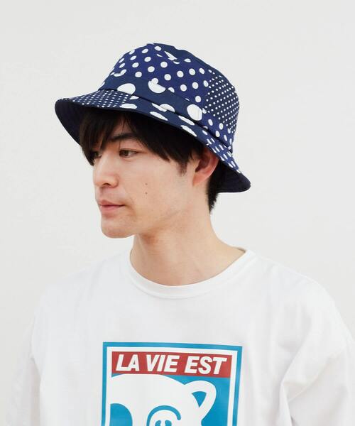 FRAPBOIS（フラボア）の「ドットバケット（ハット・レディース・ブラック/ネイビー・FREE）」の15枚目の写真